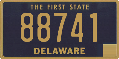 DE license plate 88741