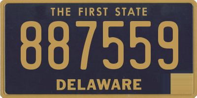 DE license plate 887559