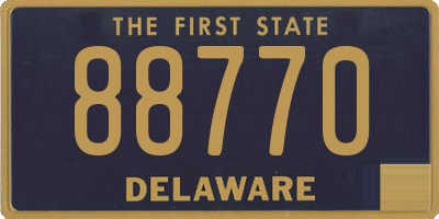 DE license plate 88770