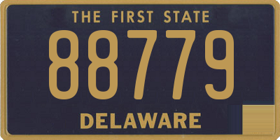 DE license plate 88779