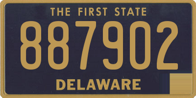 DE license plate 887902