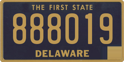 DE license plate 888019