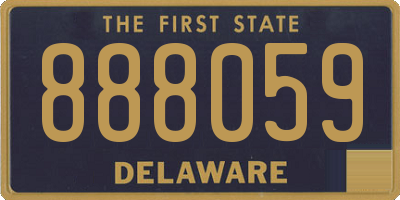 DE license plate 888059