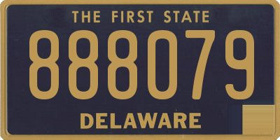 DE license plate 888079