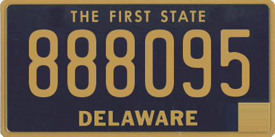 DE license plate 888095