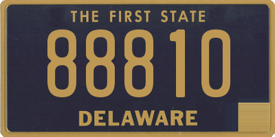 DE license plate 88810