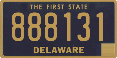 DE license plate 888131