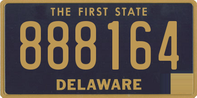 DE license plate 888164