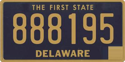 DE license plate 888195