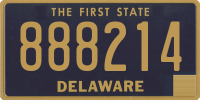 DE license plate 888214