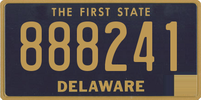 DE license plate 888241
