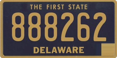 DE license plate 888262