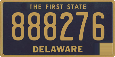 DE license plate 888276