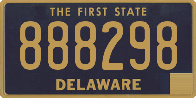 DE license plate 888298