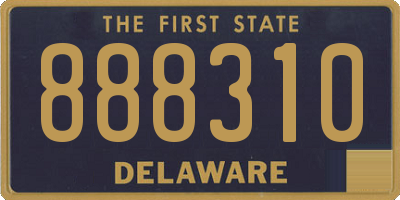 DE license plate 888310