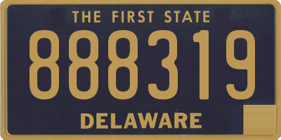 DE license plate 888319