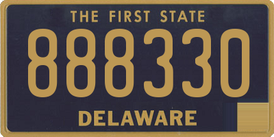 DE license plate 888330