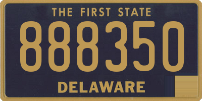 DE license plate 888350