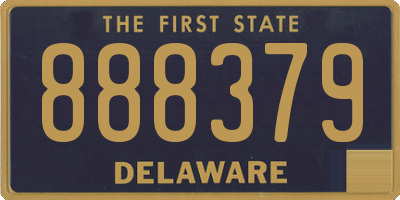 DE license plate 888379