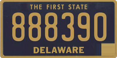 DE license plate 888390