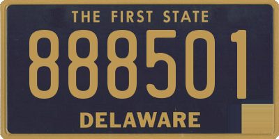 DE license plate 888501