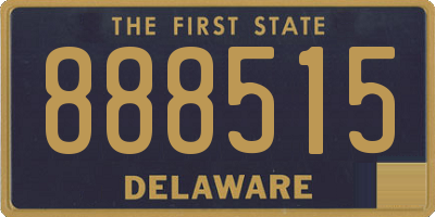 DE license plate 888515