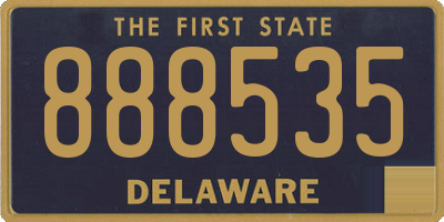 DE license plate 888535