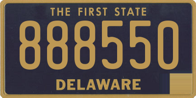DE license plate 888550