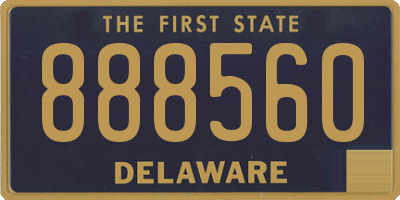 DE license plate 888560