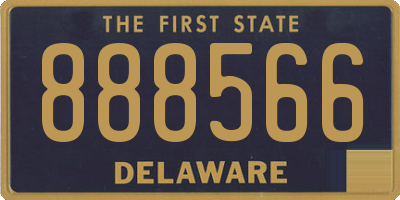 DE license plate 888566