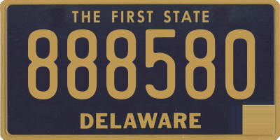 DE license plate 888580