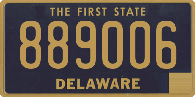 DE license plate 889006