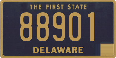 DE license plate 88901