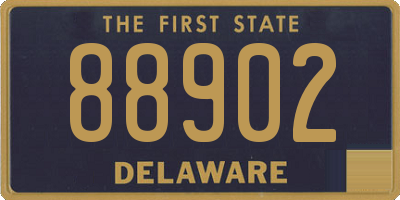 DE license plate 88902