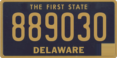 DE license plate 889030