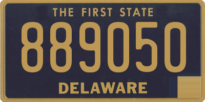 DE license plate 889050