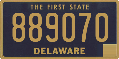DE license plate 889070