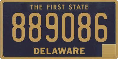 DE license plate 889086