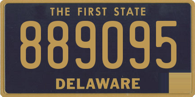 DE license plate 889095