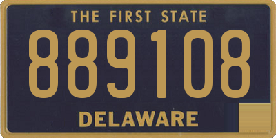 DE license plate 889108