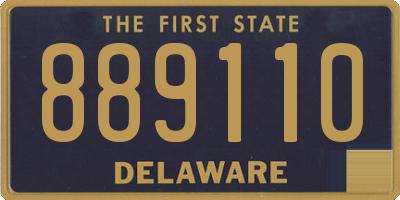 DE license plate 889110