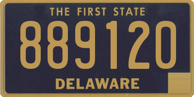 DE license plate 889120