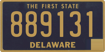 DE license plate 889131