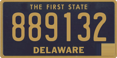 DE license plate 889132
