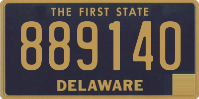DE license plate 889140