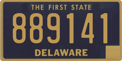 DE license plate 889141