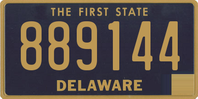 DE license plate 889144