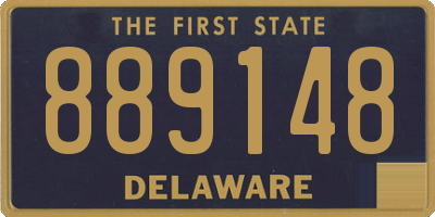 DE license plate 889148