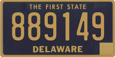 DE license plate 889149
