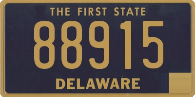 DE license plate 88915